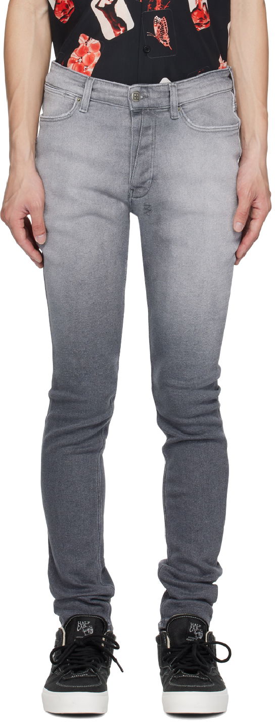 Džínsy Ksubi Van Winkle Gradient Skinny Jeans Šedá | MPF23DJ010
