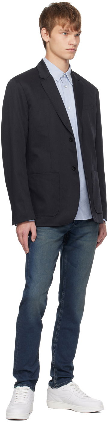 Košeľa rag & bone Rag & Bone Engineered Button-Up Shirt Modrá | MBW23SA422X2ML, 3