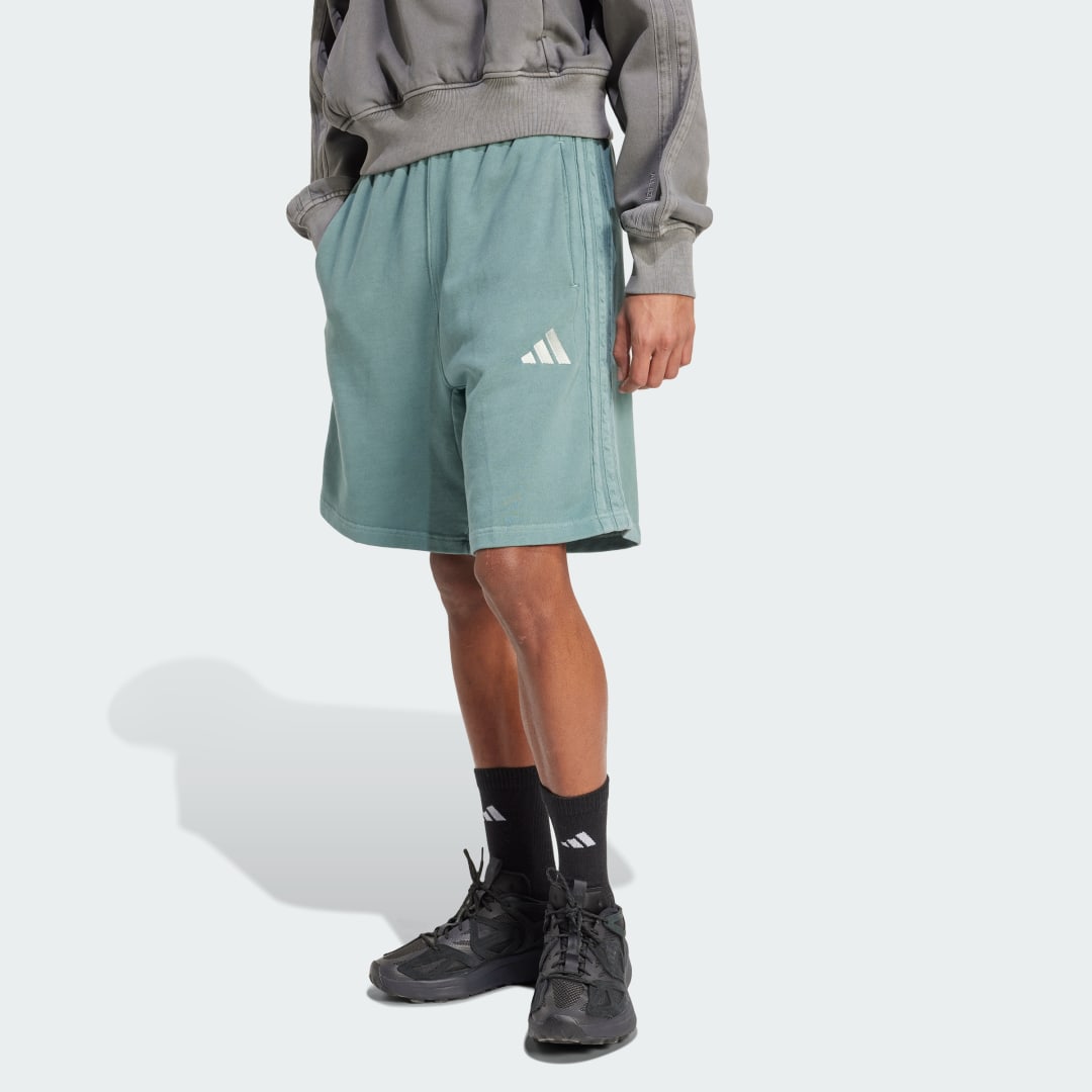 Šortky adidas Performance ALL SZN Washed French Terry Shorts Zelené | JN0606, 0