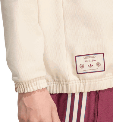 Mikina adidas Performance Terrace Icons Ajax Amsterdam Training Top Béžová | JM7360, 3