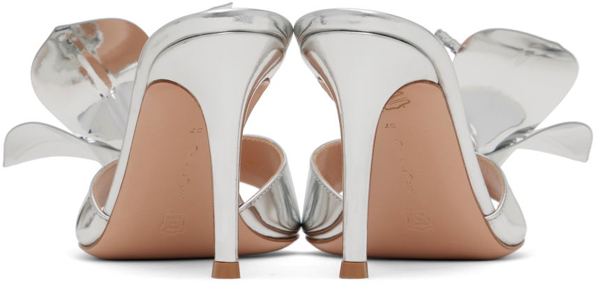 Tenisky a topánky Gianvito Rossi Flower Heeled Sandals Metalická | G15360.85RIC.MET, 1