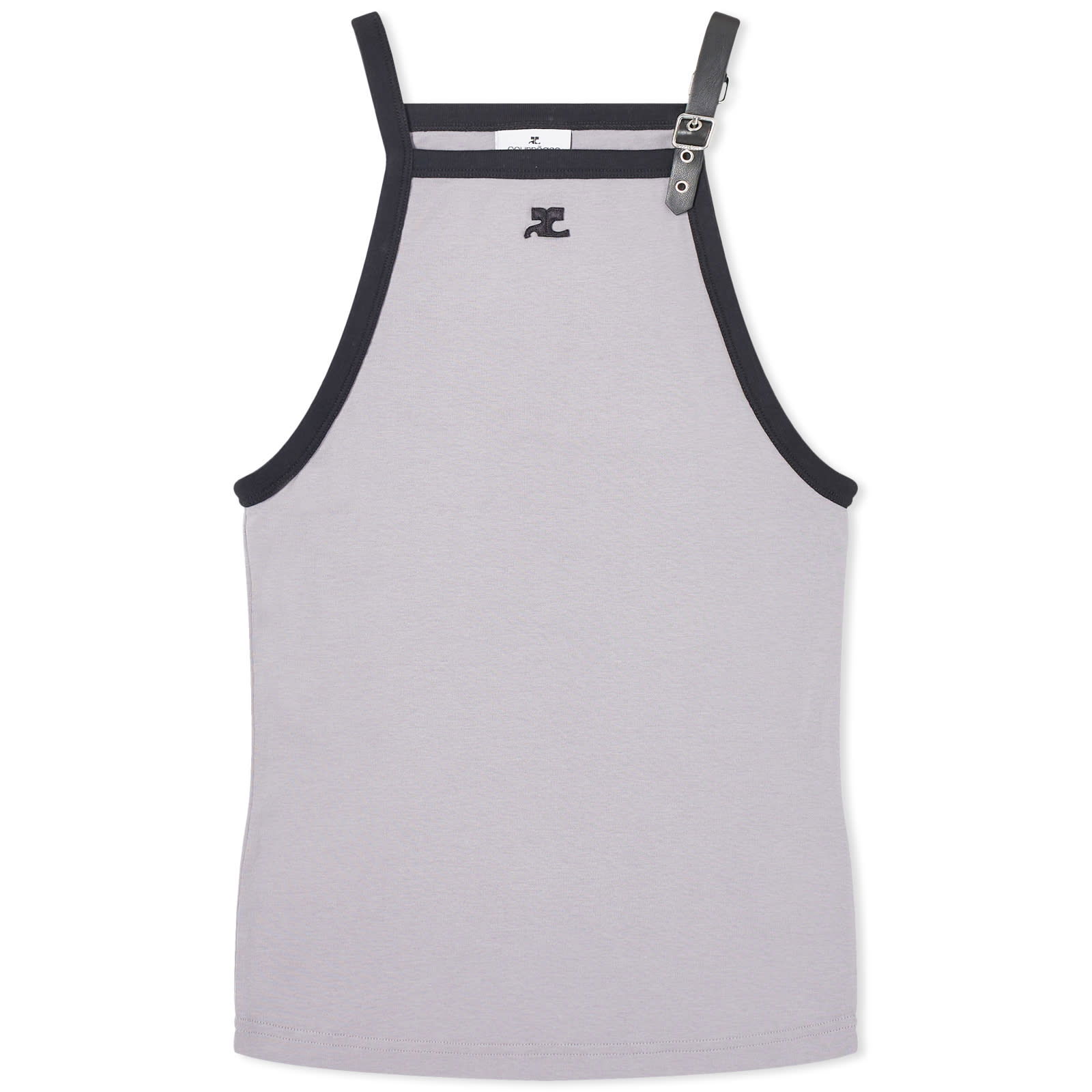 Contrast Buckle Tank Top