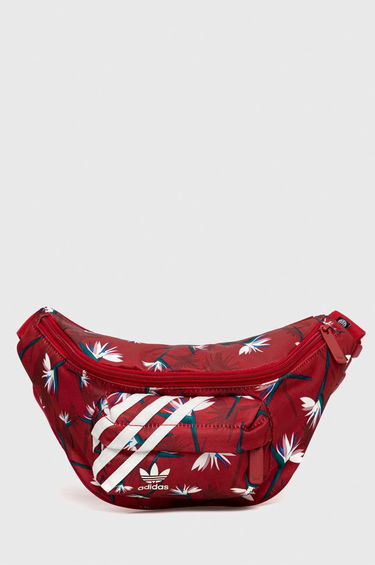 Ľadvinka adidas Originals Floral Print Waist Bag Červená | HK0292, 0