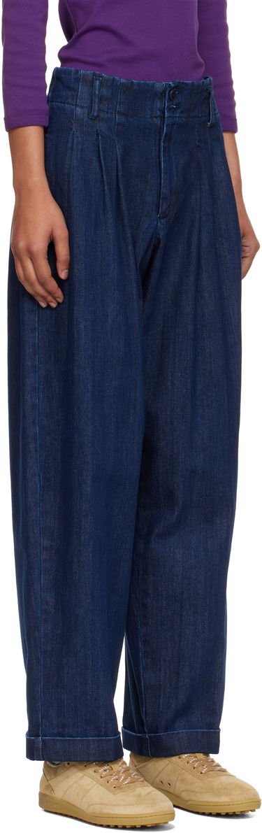 Džínsy YMC YMC Keaton Denim Trousers Modrá | Q4AZF, 4