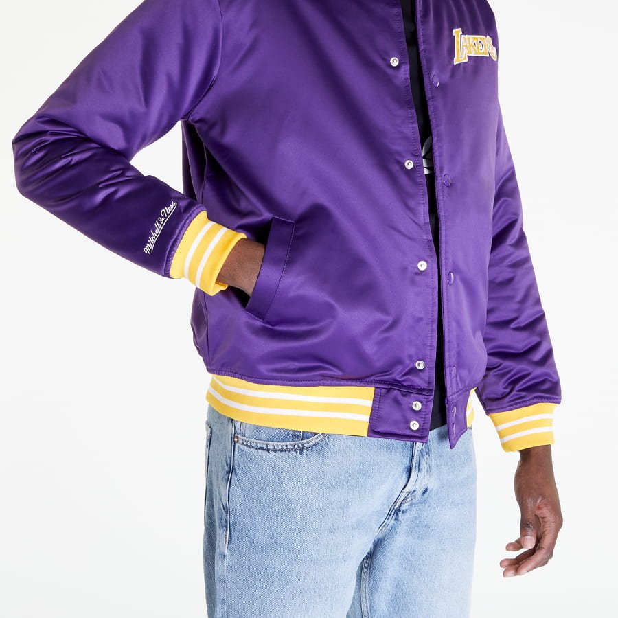 Heavyweight Satin Los Angeles Lakers Jacket