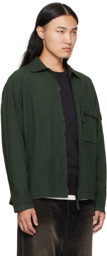 Bunda Stone Island Canvas Weave Cotton Jacket Zelené | K2S15 1200004 S0179, 1