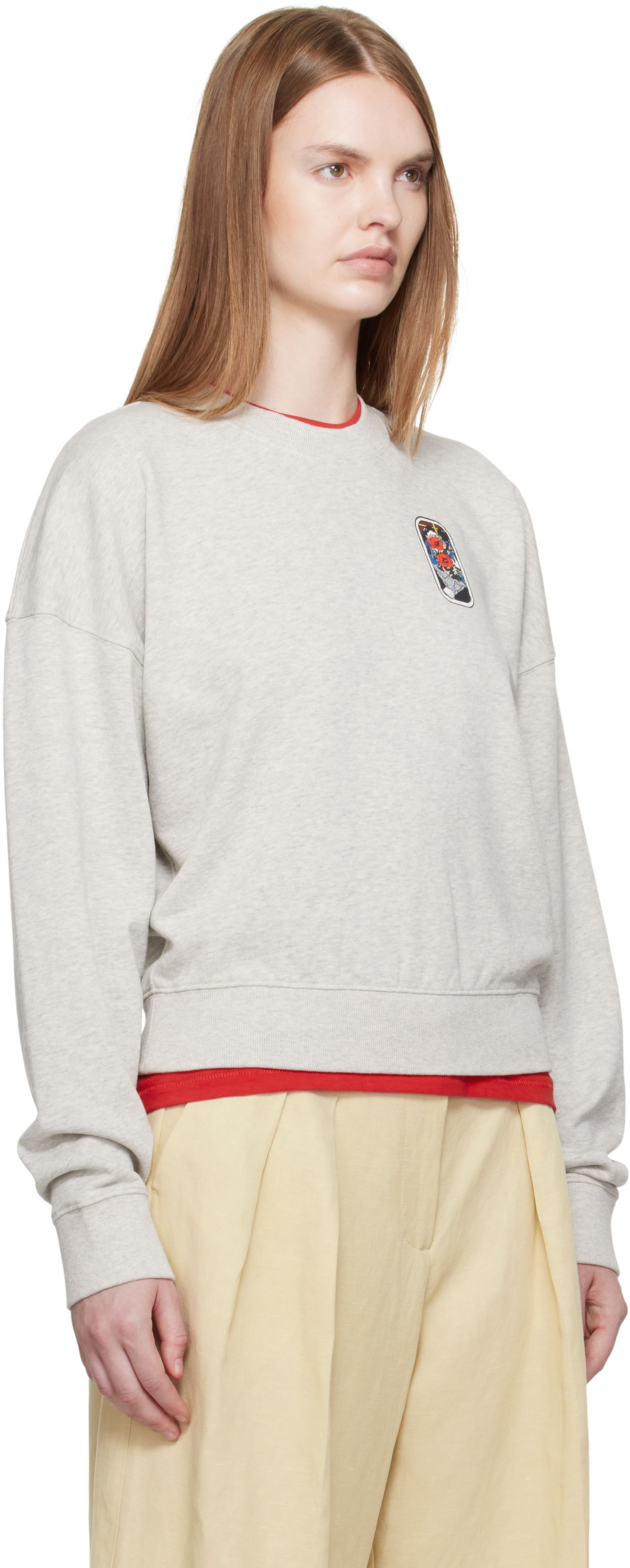 Mikina KENZO Kenzo Paris 'KENZO City' Short Sweatshirt Šedá | FF62SW1524MF, 1