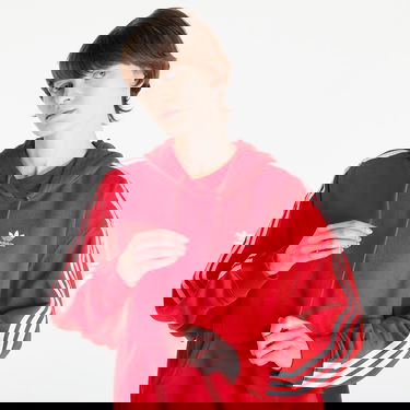 Mikina adidas Originals 3 S Hoodie Os Red Červená | IN8397, 2