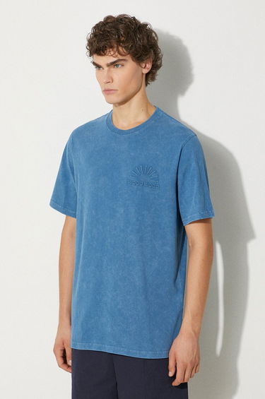 Tričko WOOD WOOD Embossed T-shirt Modrá | 12312507.2491, 0