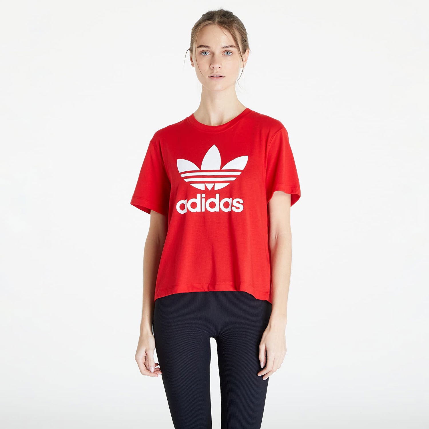 Tričko adidas Originals Trefoil Tee Červená | IM6930, 0