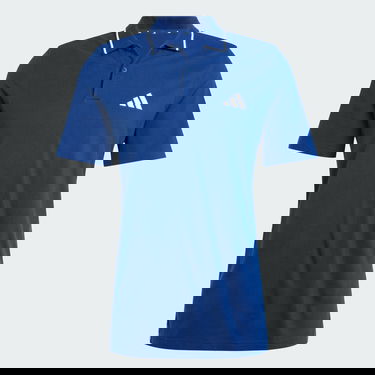 Polo tričko adidas Performance Essentials 3-Stripes Polo Shirt Modrá | JE6382, 4