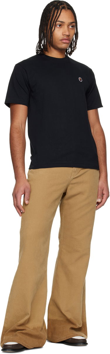 Tričko BAPE One Point Logo Short Sleeve Crewneck T-shirt Čierna | 001TEL801004M, 3