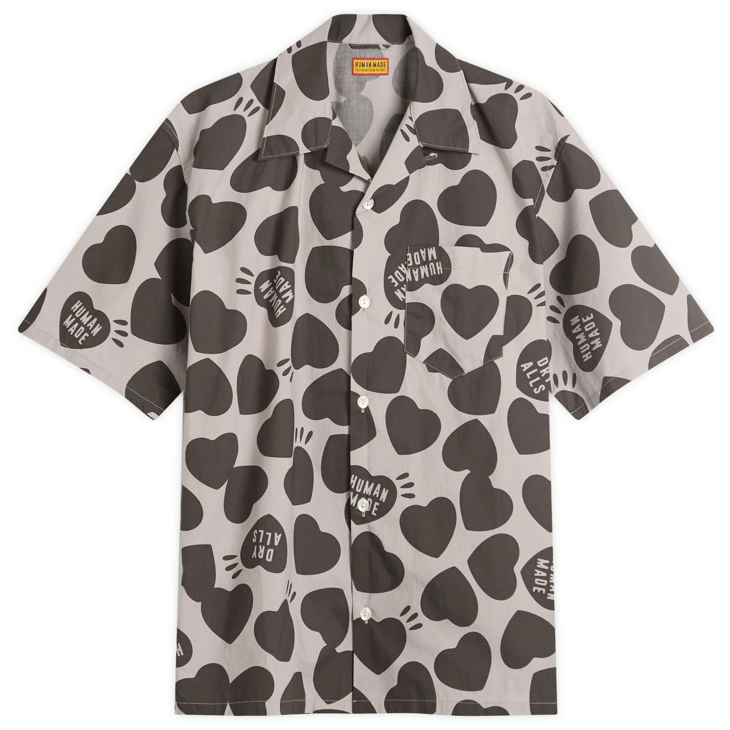 Košeľa Human Made Heart Vacation Shirt, Size Large Šedá | HM29SH026-GRY, 1