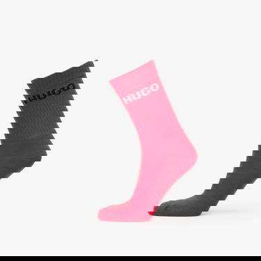 Ponožky BOSS Rib Logo Socks, 6-Pack Červená | 50510187-961, 1
