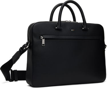 Kabelka BOSS Faux-Leather Briefcase Čierna | 50536498, 1