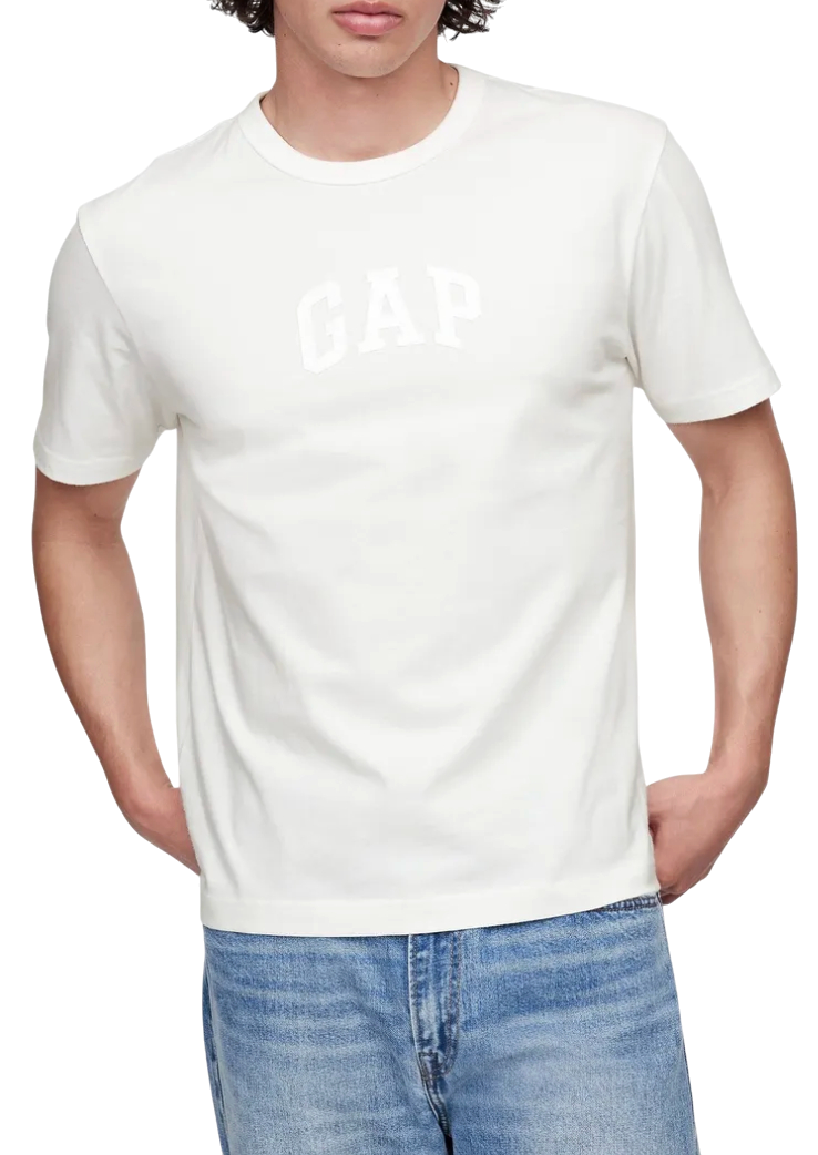 Tričko GAP Americana Logo T-Shirt Biela | 782369-01