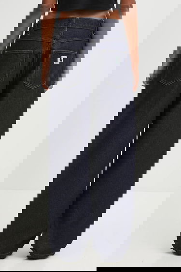 Džínsy Carhartt WIP Brandon High Waist Wide Leg Jeans Navy | I035892.102, 2