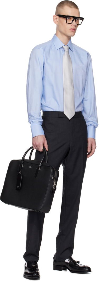 Opasok Tom Ford Tom Ford Diagonal Stripe Tie Šedá | STE001-SPS58, 2