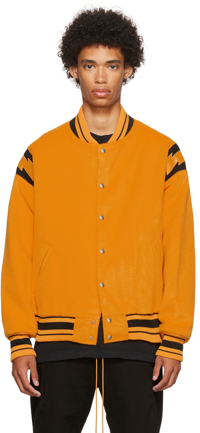 Bomber bunda Rhude Rhude Lightning Bomber Jacket Oranžová | RHPF22JA09362121, 0