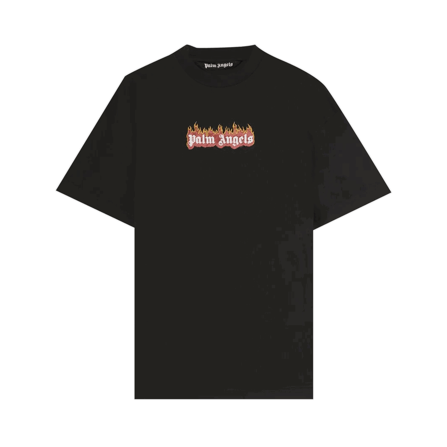 Tričko Palm Angels Burning Logo Tee Čierna | PMAA072F22JER0041001, 0