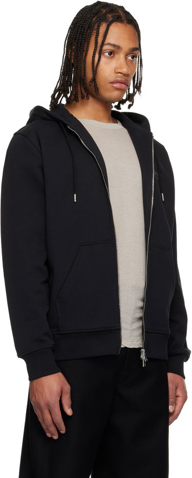 Mikina Givenchy Zipped Stamp Print Hoodie Čierna | BMJ0NJ3YRJ001, 1