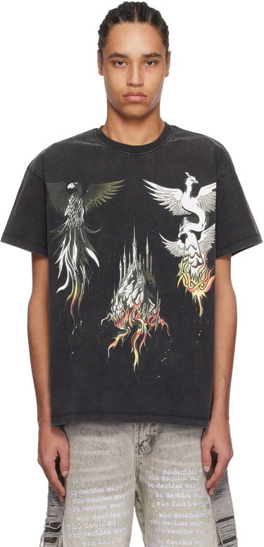 Tričko Who Decides War Nefarious Graphic Short Sleeve T-Shirt Čierna | 1110370017SS25, 0