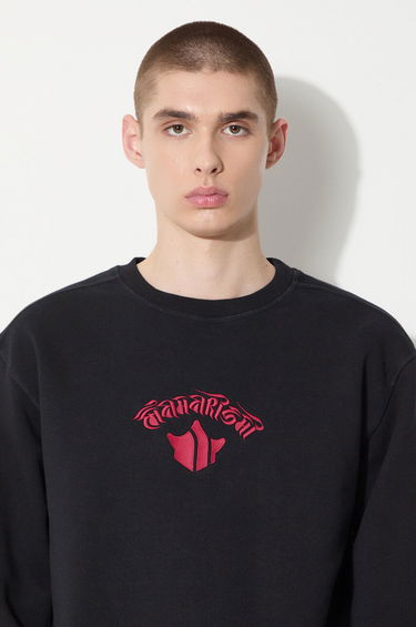 Mikina Maharishi Maharishi Dragon Anniversary Crew Sweatshirt Čierna | 1267.BLACK, 4