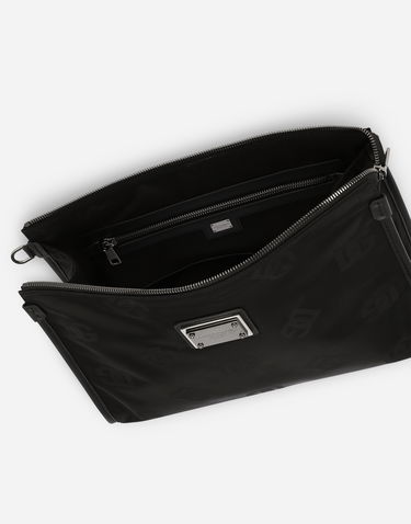 Peňaženka Dolce & Gabbana Nylon Pouch With Logo Čierna | BP3233AG1848B956, 3