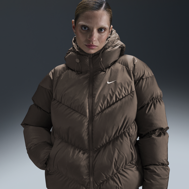 Prešívaná bunda Nike Puffer Jacket Windpuffer Hnedá | HF7865-004, 3