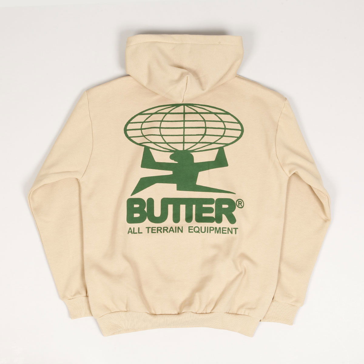 Mikina Butter Goods All Terrain Hoodie "Tan" Béžová | butter-goods-all-terrain-pullover-hoodie-tan, 0