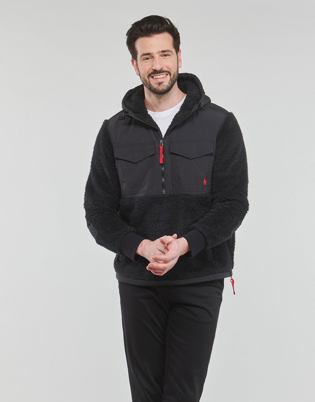 Bunda Polo by Ralph Lauren Fleece Jacket Čierna | 710880442003, 1