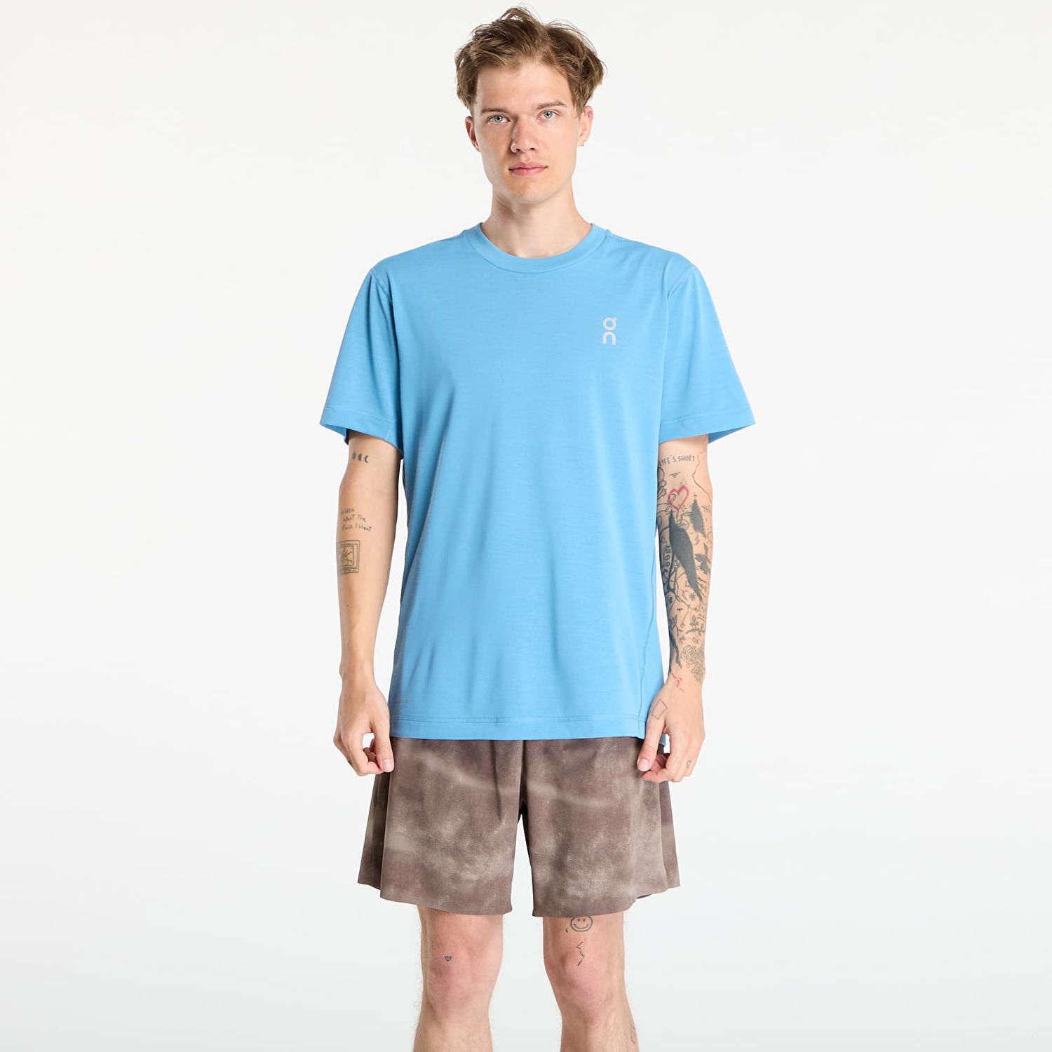 Tričko On Running Train Tee Modrá | 1MF11783543, 0
