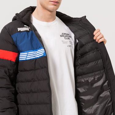 Prešívaná bunda Puma BMW MMS Ecolite Down Sds Padded Hooded Jacket Čierna | 535100-01, 4