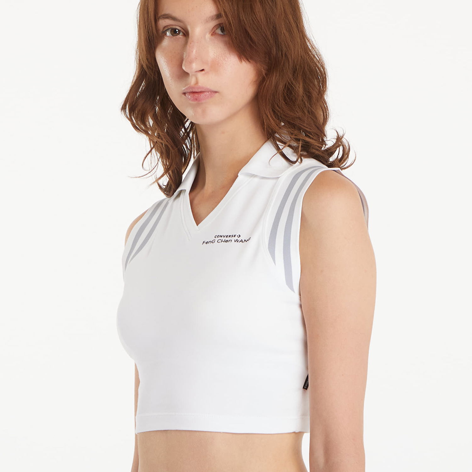 Polo tričko Converse Feng Chen Wang x Polo Top White/ Arctic Ice Biela | 10027477-A01, 1