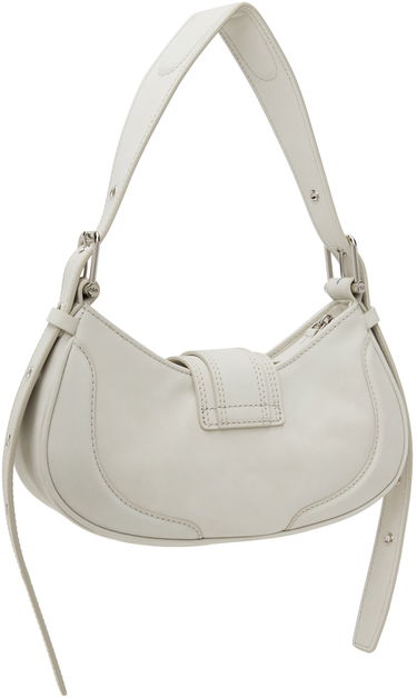 Kabelka OSOI White Leather Buckle Shoulder Bag Béžová | 24FWB05002125, 2