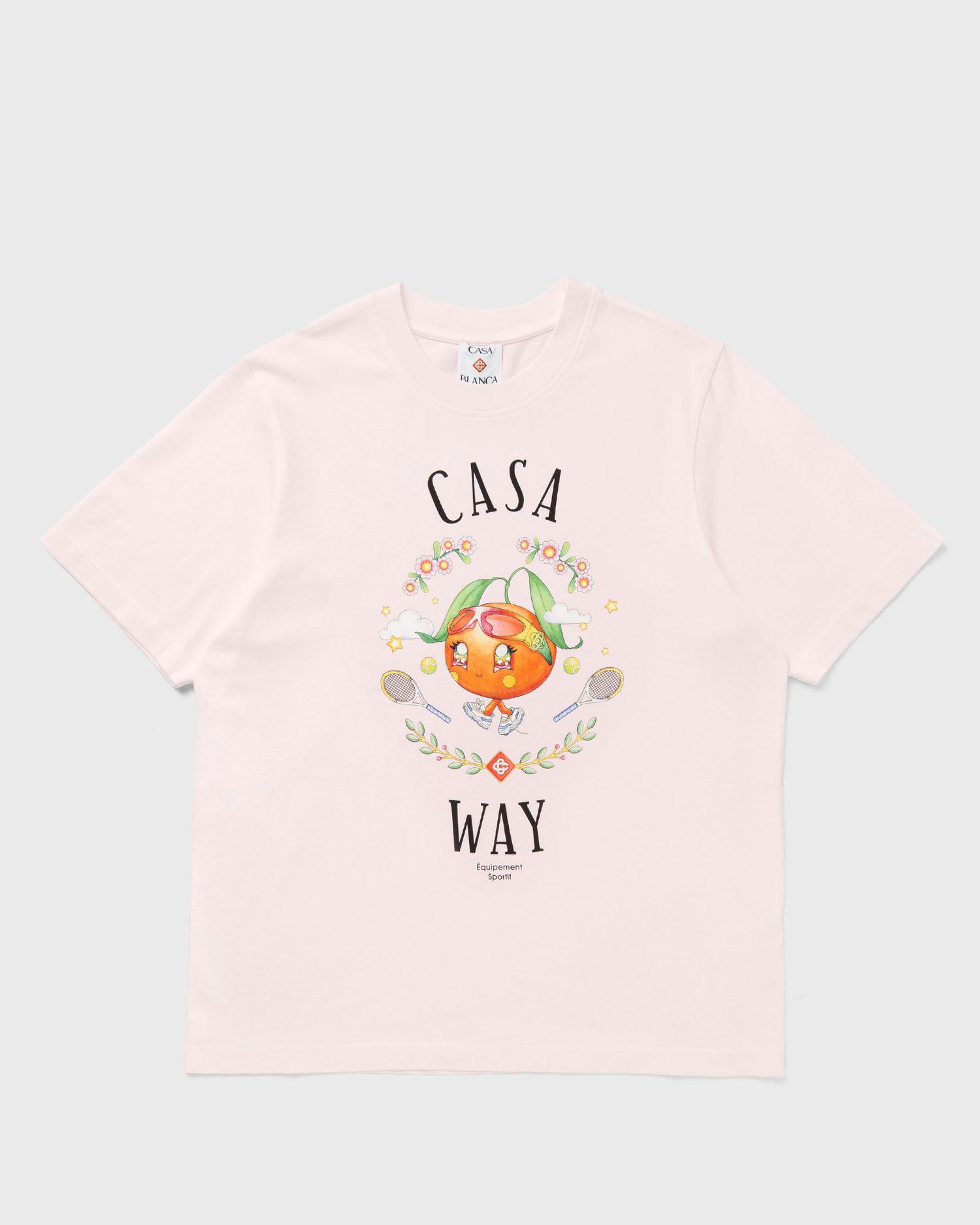 Tričko Casablanca Casa Way Orange Mascot Graphic T-Shirt Ružová | M-AW25-JTS-001-09, 0
