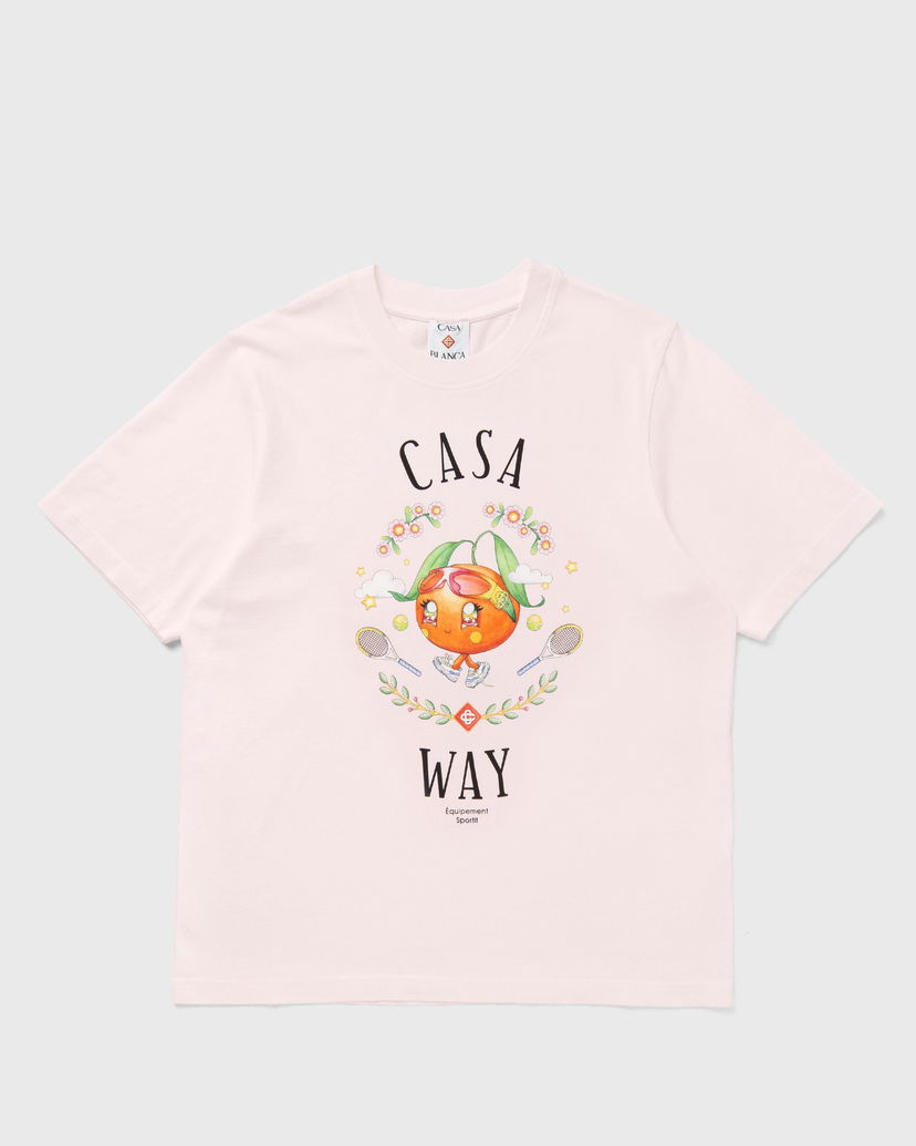 Tričko Casablanca Casa Way Orange Mascot Graphic T-Shirt Ružová | M-AW25-JTS-001-09
