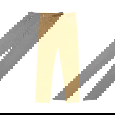 Nohavice Palm Angels Logo Regular 5 Pocket Pant Béžová | PMYA012F21DEN0016161, 1