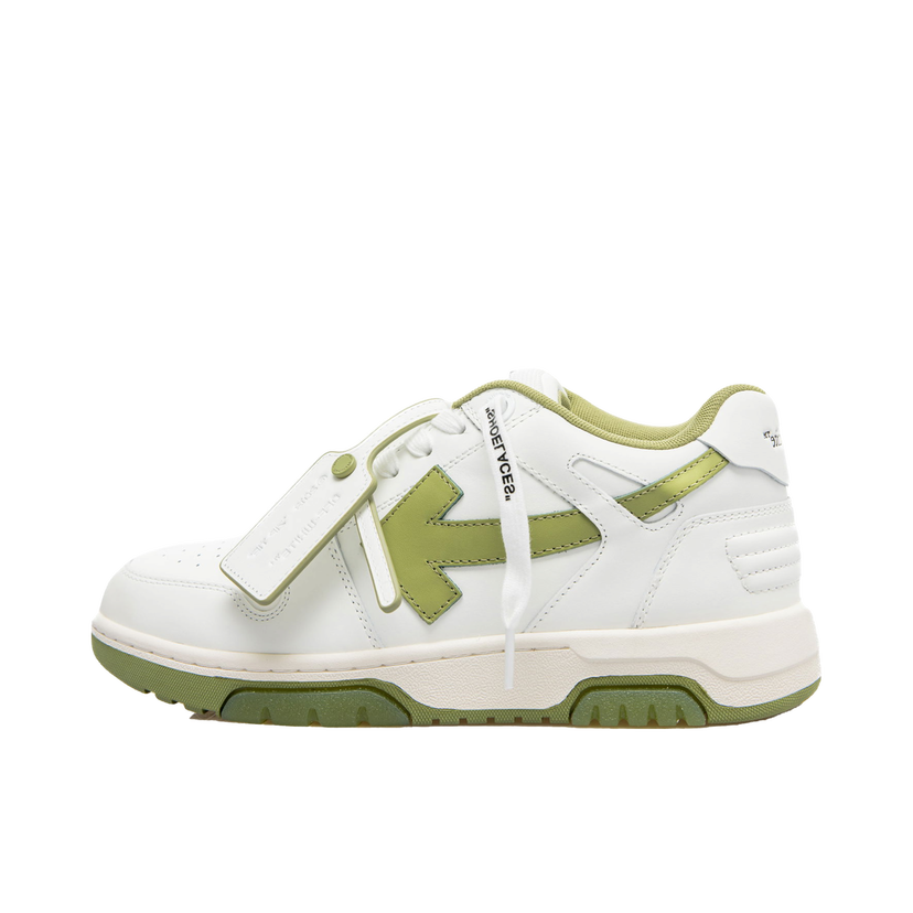 Tenisky a topánky Off-White Out Of Office Calf Leather "White Sage" Zelené | OMIA189F23-LEA002-0153
