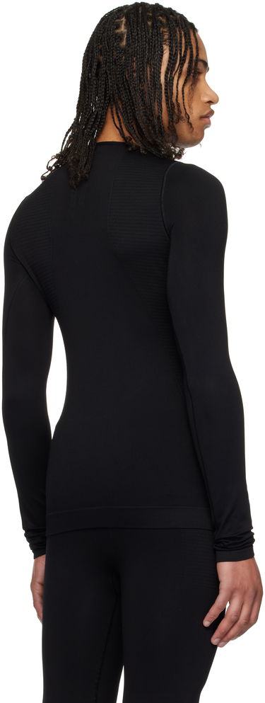 Tričko Rick Owens Rick Owens Hollywood Active Knit Long Sleeve T-Shirt Čierna | RU01E5691 KSP, 2