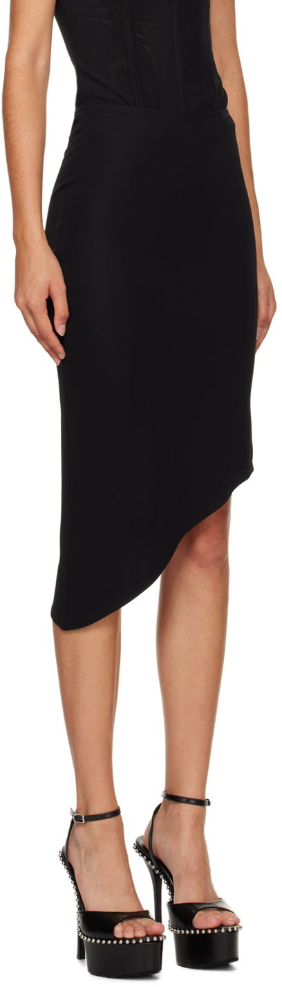 Sukňa Miaou Miaou Vero Asymmetrical Midi Skirt Čierna | 4037VC2BLK, 1