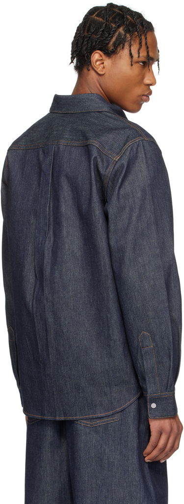 Košeľa Helmut Lang Helmut Lang Curved Classic Denim Shirt Modrá | O09DM501, 2