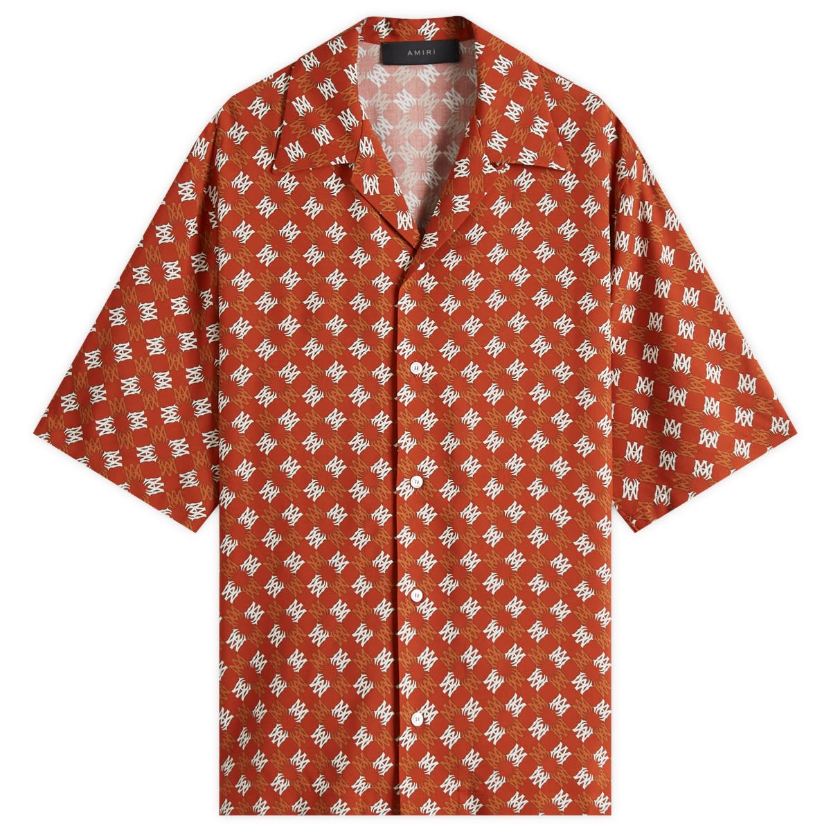 Košeľa AMIRI Amiri MA Quad Camp Collar Shirt, Size M Oranžová | AMSTCA1104-809, 0