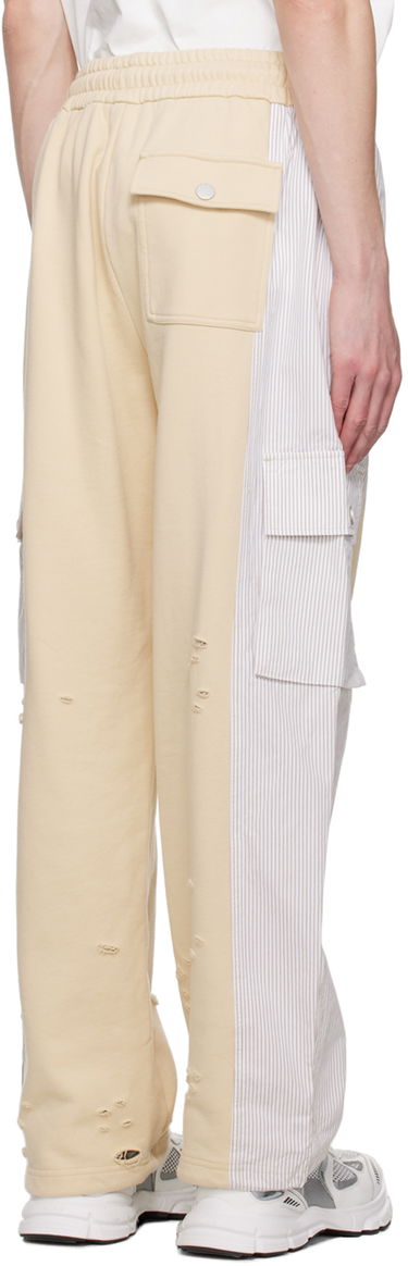 Cargo nohavice Feng Chen Wang Feng Chen Wang Paneled Sweatpants Béžová | FMS15TR09, 2