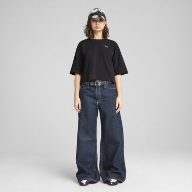 Tričko Puma WARDROBE ESS Cropped T-Shirt Čierna | 629743_01, 3