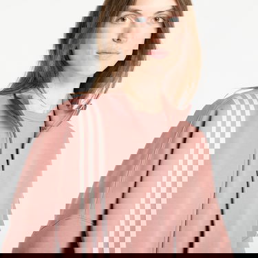 Mikina adidas Performance 3-Stripes Zip-Up Cropped Sweatshirt Ružová | JW3609, 1