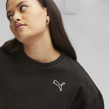 Mikina Puma BETTER ESSENTIALS Crew Neck Sweatshirt Čierna | 676803_01, 2