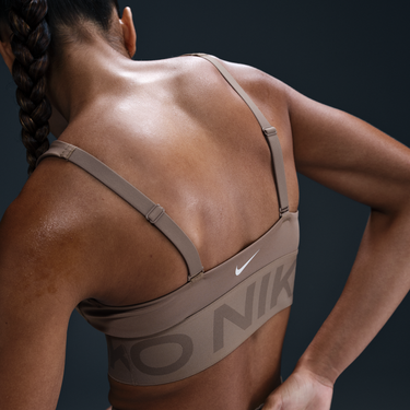Podprsenka Nike Pro Indy Plunge Padded Medium-Support Sports Bra Hnedá | HF7324-233, 3