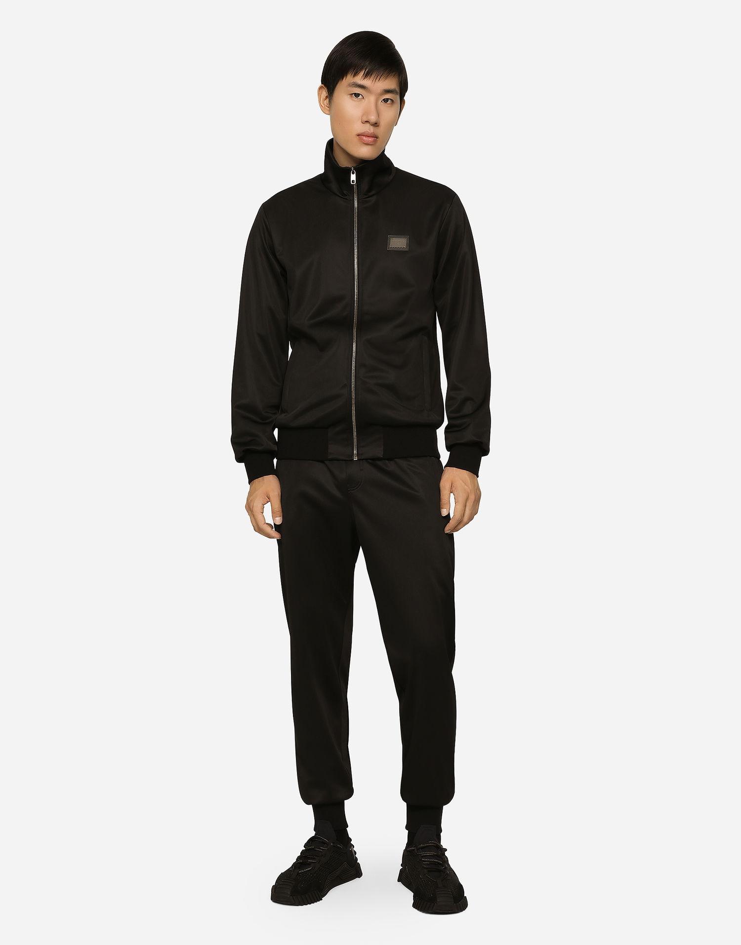 Tepláky Dolce & Gabbana Technical Jersey Jogging Pants With Tag Čierna | GVXQHTHU7B0N0000, 1