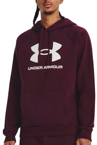 Mikina Under Armour Rival Fleece Hoodie Vínová | 1379758-600, 0